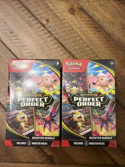 Pokemon TCG: Mega Evolution-Perfect Order Booster Bundles (Lot of 2) - Image 1