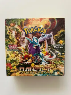 Pokemon Card Booster Box WILD FORCE 2024 Unopened Japanese:No Shrink - Image 1