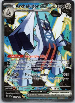 Archaludon ex 241/191 Special Illustration Rare Surging Sparks NM - Image 1