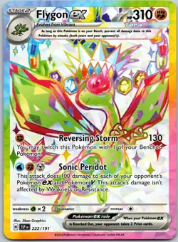 Flygon ex 222/191 Ultra Rare Surging Sparks Near Mint - Image 1