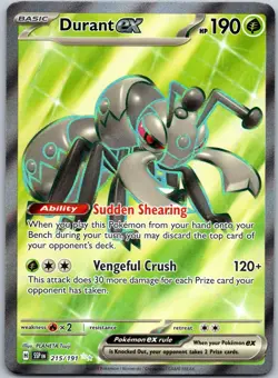 Durant ex 215/191 Ultra Rare Surging Sparks Near Mint - Image 1