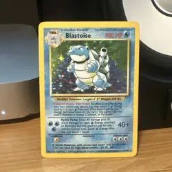 1999 VINTAGE POKEMON BASE SET - BLASTOISE #2/102 - UNLIMITED HOLO RARE - Image 1