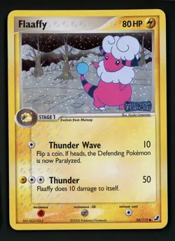 Flaaffy HP 56/115 - Reverse Holo Stamp Unseen Forces 🏝 Pokemon 2005 - Image 1