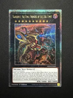 Varudras Quarter Century Secret Rare 1st Ed LEDE-EN045 Yu-Gi-Oh! Holo - Image 1