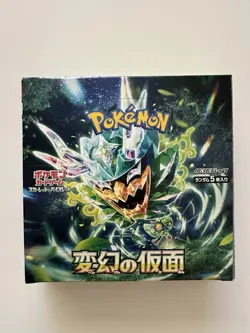 Pokemon Card Booster Box Mask Of Shape-shifting 2024 Unopened Japanese:No Shrink - Image 1