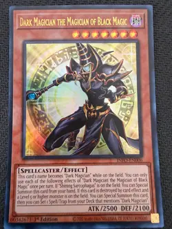 Dark Magician the Magician of Black Magic INFO-EN006 Ultra Rare Yu-Gi-Oh! - Image 1
