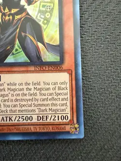 Dark Magician the Magician of Black Magic INFO-EN006 Ultra Rare Yu-Gi-Oh! - Image 5