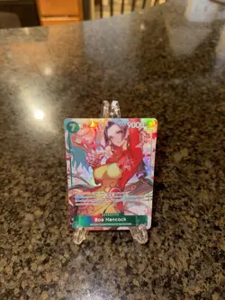 One Piece Card Game The Time Of Battle OP16 Boa Hancock Alternate Art English - Image 1
