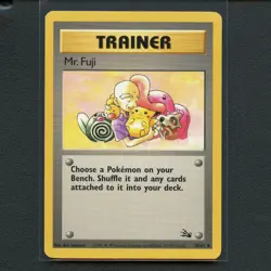 Pokemon TCG Mr. Fuji 58/62 WotC Fossil Unlimited Regular Card EN-LP 1999 - Image 1
