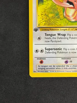 Pokemon Lickitung 38/64 1st Edition Jungle NM WOTC Vintage 1999 Pokemon Card - Image 5