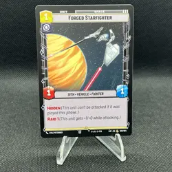 Forged Starfighter 228/264 Star Wars Unlimited TCG Card LOF Near Mint NM Regular - Image 1