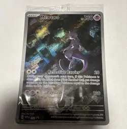 Pokemon TCG Mewtwo 052 Scarlet & Violet Promo Holo English 130 HP Card - Image 1