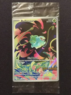Pokemon TCG Bulbasaur Mega Evolution Illustration Rare Promo Card 133/132 - Image 1