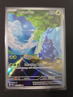 Heracross Paldea Evolved Illustration Rare Pokemon TCG Card 194/193 - Image 1