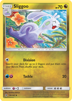 4x Sliggoo 95/145 Guardians Rising Pokemon TCG Card LP - Image 1