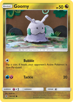 Goomy 94/145 REVERSE HOLO Guardians Rising Pokemon TCG Card NM - Image 1