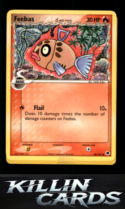 Feebas (Delta Species) 49/101 Pokemon Common Dragon Frontiers Card LP - Image 1