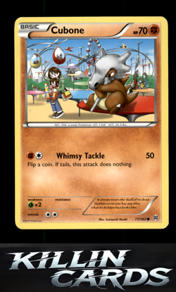 Cubone 77/162 Pokemon Common XY - BREAKthrough Card LP - Image 1