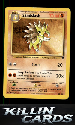 Sandslash 062/110 Pokemon Uncommon Legendary Collection Card LP - Image 1