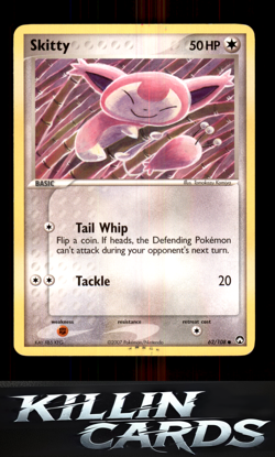 Skitty 62/108 Pokemon Common Power Keepers Card LP - Image 1
