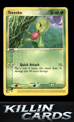 Treecko 80/97 Pokemon Common Dragon Card LP - Image 1