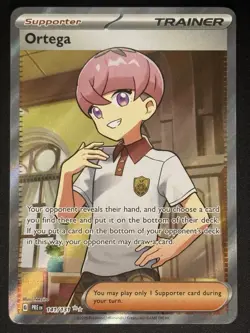 Ortega 141/131 Full Art Trainer Prismatic Evolutions Pokemon Card TCG - Image 1