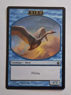 Magic MTG - Bird Token (Blue) - Theros - LP - Image 1