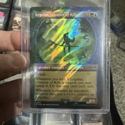 MTG Magic the Gathering Lord of the Rings Surge Foil Legolas Counter of Kills - Image 1