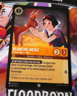 LORCANA TRADING CARD GAME TCG DISNEY CHAPITRE 2 CARTE BLANCHE NEIGE 23/204 FR NM - Image 1
