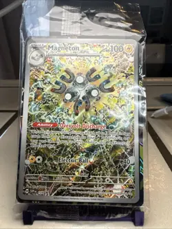 Pokemon TCG Magneton SVP 159 Surging Sparks Promo Card NM Condition, Sealed - Image 1