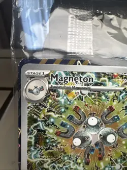Pokemon TCG Magneton SVP 159 Surging Sparks Promo Card NM Condition, Sealed - Image 2