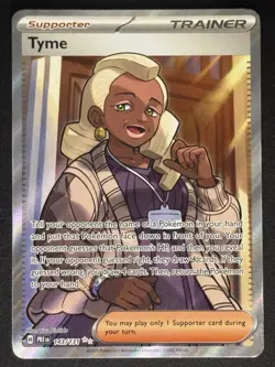 Tyme 143/131 Full Art Trainer Prismatic Evolutions Pokemon Card TCG - Image 1
