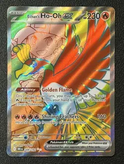 Pokemon TCG Pokemon Ethan's Ho-Oh Ex Ultra Rare Holo - Image 1
