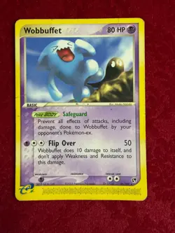 Pokemon TCG Wobbuffet Non-Holo 26/100, Ex Sandstorm (HP) - Image 1