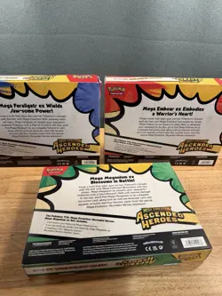 Pokemon TCG Mega Evolution Ascended Heroes Mega ex (Set of 3) Box Damage - Image 4