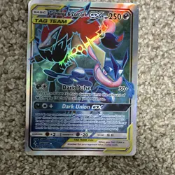 Pokemon TCG TAG TEAM GX Holo 3-Card Lot (English, 2019): Greninja & Zoroark - Image 2