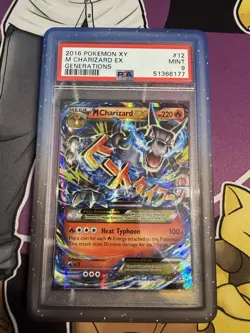 2016 Pokemon XY Generations M Charizard EX #12 PSA 9 Mint - Image 1