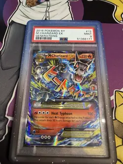 2016 Pokemon XY Generations M Charizard EX #12 PSA 9 Mint - Image 2
