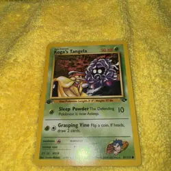 KOGA'S TANGELA 81/132 1st Edition Gym Challenge WOTC Pokemon Card - Image 1