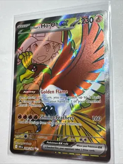 Pokemon Ethan's Ho-Oh ex 209/182 Sv10: Destined Rivals Ultra Rare Holo - Image 1