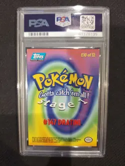 PSA 7 Dratini Foil Topps Pokemon Movie Edition - Image 3