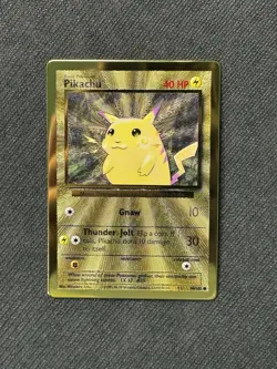 Pikachu 58/102 Celebrations Ultra Premium Collection Promo Metal Pokemon Card - Image 1
