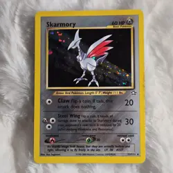 Pokemon Skarmory 13/111 Neo Genesis Holo Rare 2000 Basic 60 HP Nintendo - Image 1