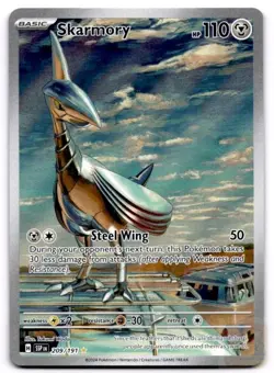 Skarmory 209/191 Illustration Rare Surging Sparks Pokemon Near Mint - Image 1