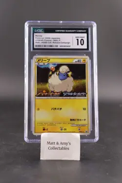 CGC 10 Mareep #008 2009 Legend Promos HGSS Release Campaign Pokemon POP 19 - Image 1