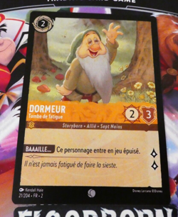 LORCANA TRADING CARD GAME TCG DISNEY CHAPITRE 2 CARTE DORMEUR 21/204 FR NM - Image 1