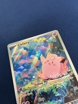 Pokemon TCG Clefairy Illustration Rare Full Art Holo 094/088 Journey Together - Image 2