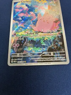 Pokemon TCG Clefairy Illustration Rare Full Art Holo 094/088 Journey Together - Image 3