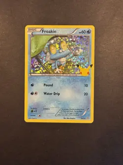 Froakie - Confetti Holo - 22/25 McDonald's Collection 2021 - Pokemon TCG - 2021 - Image 1
