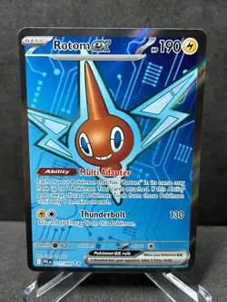 Pokemon Rotom ex 111/094 Phantasmal Flames Ultra Rare Full Art Holo Near Mint - Image 1
